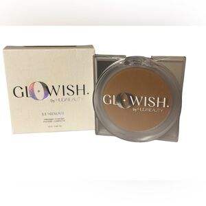 Huda Beauty Glowish Luminous Pressed Powder 07 Tan Light 10g 0.35oz  New In Box